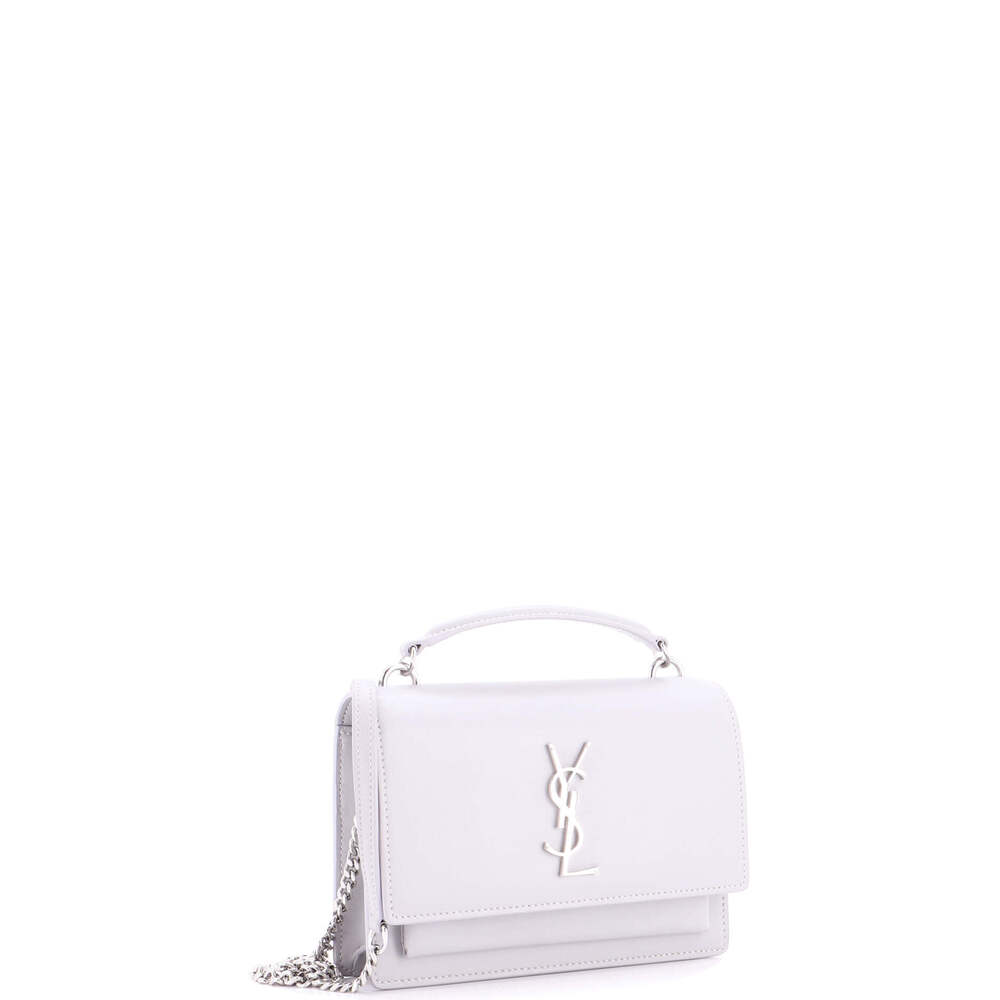 Saint Laurent Sunset Top Handle Chain Wallet Leather - Picture 2 of 5